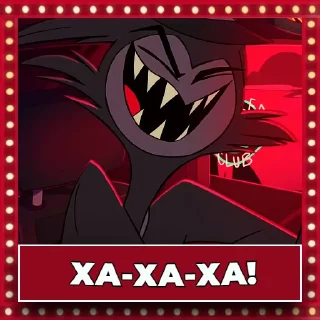 😆 emoji Готель Газбін | @Geek_Universe_Stickers | @Leo_21 Telegram sticker 12 of 35
