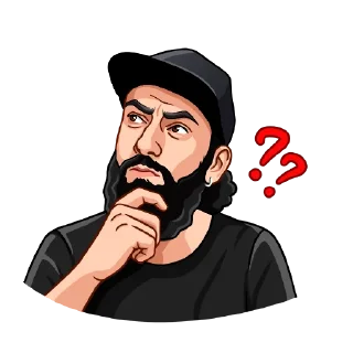 🤔 emoji Би-2 art Telegram sticker 5 of 29