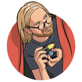 📸 emoji Би-2 art Telegram sticker 24 of 29