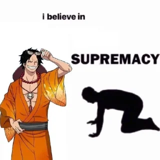 🤍 emoji ♡One Piece supremacy♡ Telegram sticker 13 of 20