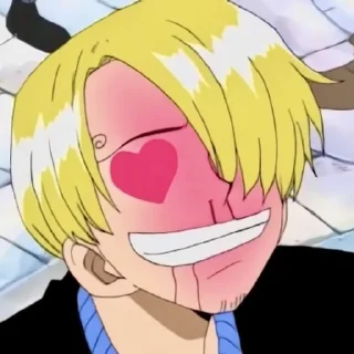 ❤ emoji Санджи Telegram sticker 15 of 68