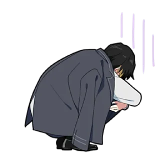 😞 emoji Злой-кун 2 @nyasticks Telegram sticker 9 of 41