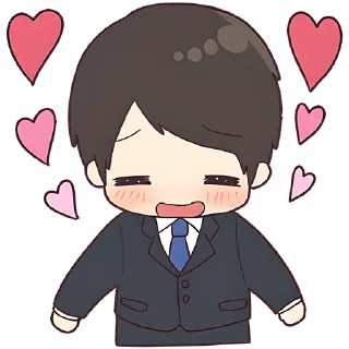 🥰 emoji Деловой-кун @nyasticks Telegram sticker 24 of 41