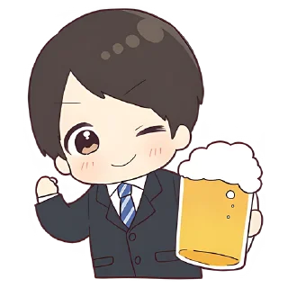 🍺 emoji Деловой-кун @nyasticks Telegram sticker 22 of 41