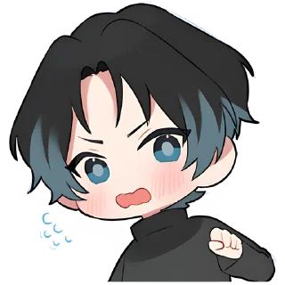 😨 emoji Цундэрэ-кун @Nyasticks Telegram sticker 21 of 41