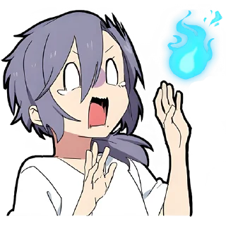 😱 emoji Летний-кун @Nyasticks Telegram sticker 18 of 41