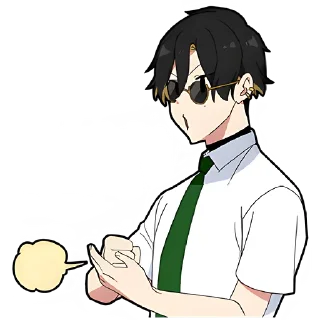 ✊ emoji Злой-кун 2 @Nyasticks Telegram sticker 16 of 41