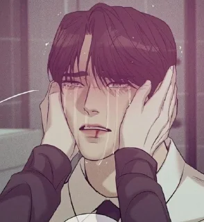 😭 emoji Жемчужный мальчик 🐚 Telegram sticker 19 of 32