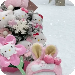 Sticker from hello kitty