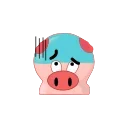 Sticker from Perfect World pigs