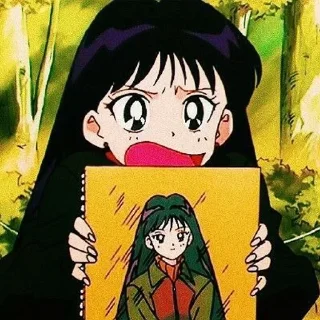 😫 emoji Sailor_Mars Telegram sticker 6 of 95