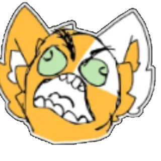 😈 emoji Долбанутенькие фурри Telegram sticker 10 of 120
