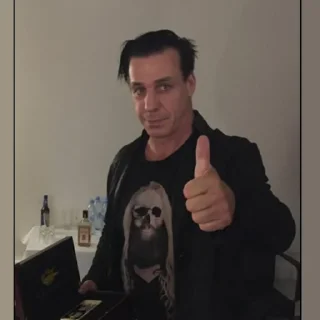 👍 emoji Rammstein Telegram sticker 3 of 30