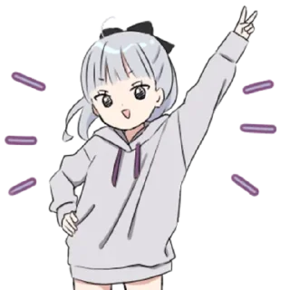 😃 emoji Мяфка Тян Telegram sticker 14 of 38