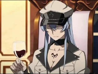 🍷 emoji Akame ga Kill | Esdes pack Telegram sticker 15 of 48