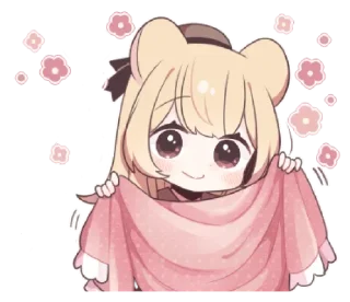 🤗 emoji hamster girl 🐹 ➝ @benti_stickers Telegram sticker 9 of 38