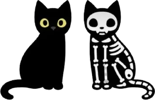 Sticker from Black cats
