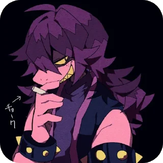 🪓 emoji 🪓Susie🪓 @UndertaleDeltaruneStickersArts Telegram sticker 7 of 37