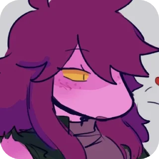 🪓 emoji 🪓Susie🪓 @UndertaleDeltaruneStickersArts Telegram sticker 6 of 37