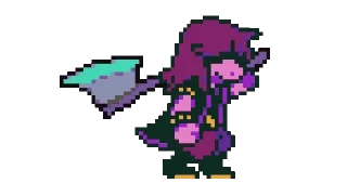 🌟 emoji 🪓Susie🪓 @UndertaleDeltaruneStickersArts Telegram sticker 24 of 37