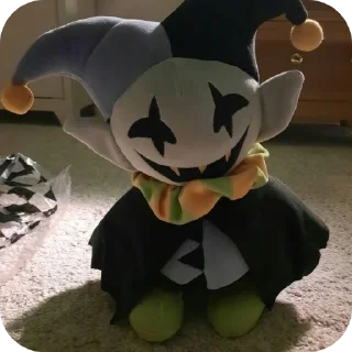 🤡 emoji Jevil V2 @UndertaleDeltaruneStickersArts Telegram sticker 19 of 44