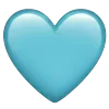 🩵 emoji Текстурные сердечки @EmodzyPremium Telegram sticker 13 of 50