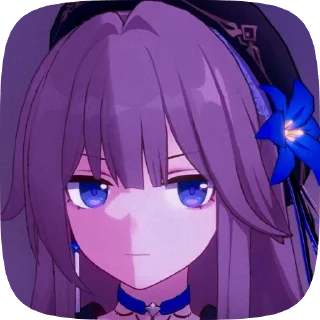 💜 emoji ♪•‧͙⁺˚･༓Herta༓･˚⁺‧͙♪ Telegram sticker 7 of 30