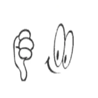 👎 emoji хуйня от милы спасибо Telegram sticker 19 of 77