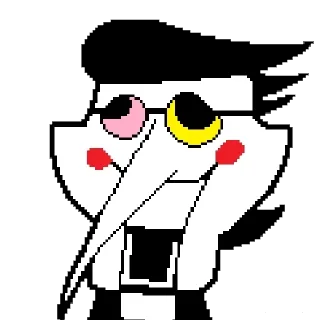 😅 emoji Спамтон [BIH SHOT] ТГК: @sticker_deltarune Telegram sticker 8 of 29