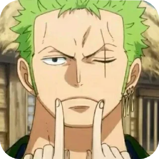 👄 emoji Зоро ( @Izuku_Midoriya15_07 ) Telegram sticker 18 of 120