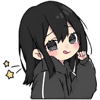 Sticker from ꒰.  ◜ ˕◝ ꒱ はい   ┈   @Kenai_1
