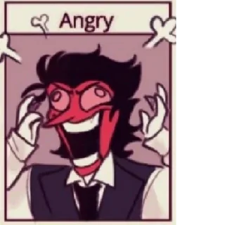 😠 emoji Spamton Telegram sticker 20 of 26