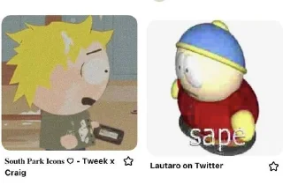 🌟 emoji южный парк Telegram sticker 5 of 7