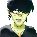 😟 emoji Gorillaz Telegram sticker 5 of 82