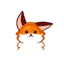 😨 emoji Red Fox Telegram sticker 9 of 28