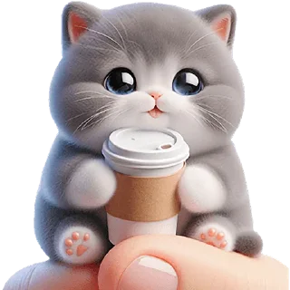 ☕ emoji Микро-котики @Nyasticks Telegram sticker 8 of 42