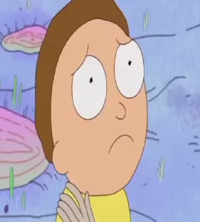 😟 emoji Morty Smith ᰔ || by @CaXxappk Telegram sticker 5 of 54