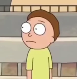 🙂 emoji Morty Smith ᰔ || by @CaXxappk Telegram sticker 12 of 54