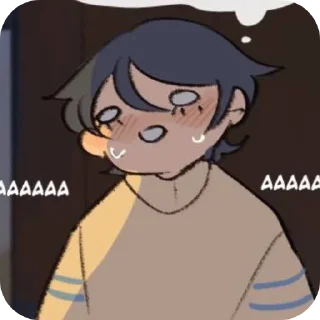 😨 emoji Капучино с маршмеллоу♡ Telegram sticker 12 of 63