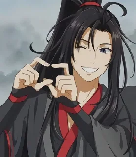 ❤️ emoji Кинню Вэй Ина Telegram sticker 9 of 35