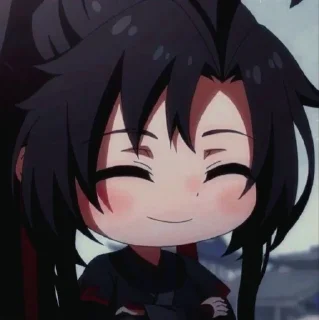 🍷 emoji чибик Вэй Ин Telegram sticker 17 of 22