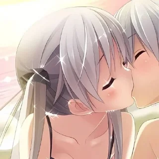 🌟 emoji анимешки целуются Telegram sticker 11 of 73
