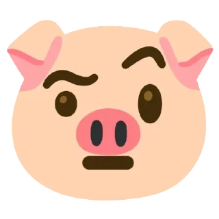 🤨 emoji Переходник @perehodnik_svinki пон Telegram sticker 13 of 38