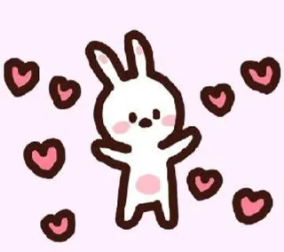 😊 emoji Bunny Telegram sticker 7 of 15