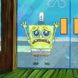 😭 emoji SpongeBob Telegram sticker 14 of 115