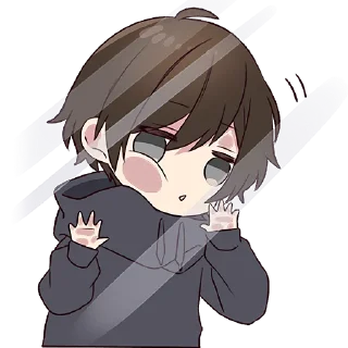 😯 emoji Менхера-кун 2 @Nyasticks Telegram sticker 7 of 42