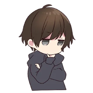 🤔 emoji Менхера-кун 2 @nyasticks Telegram sticker 20 of 41
