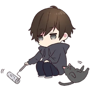🙃 emoji Менхера-кун 2 @nyasticks Telegram sticker 19 of 41