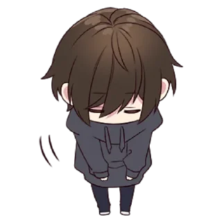 😞 emoji Менхера-кун 2 @nyasticks Telegram sticker 5 of 41