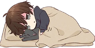 🛏 emoji Менхера-кун 2 @nyasticks Telegram sticker 5 of 26